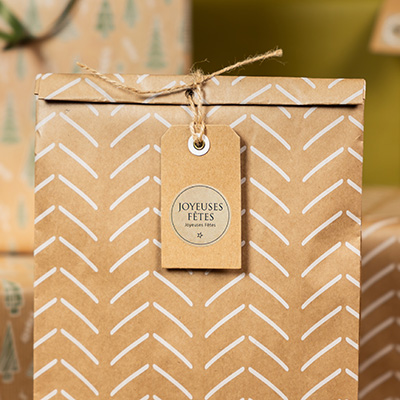 Étiquettes adhésives JOYEUSES FÊTES ø 35 mm - Paquet de 500 - Étiquettes cadeaux adhésives-2