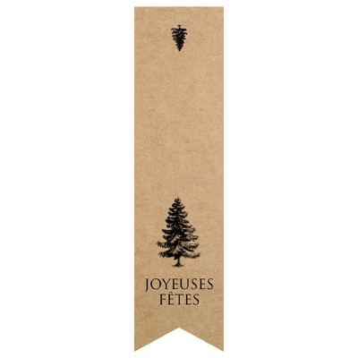 Étiquettes adhésives pour sacs Joyeuses Fêtes - Étiquettes cadeaux Noël