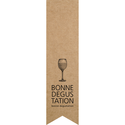 Étiquettes adhésives Bonne dégustation - Étiquettes cavistes