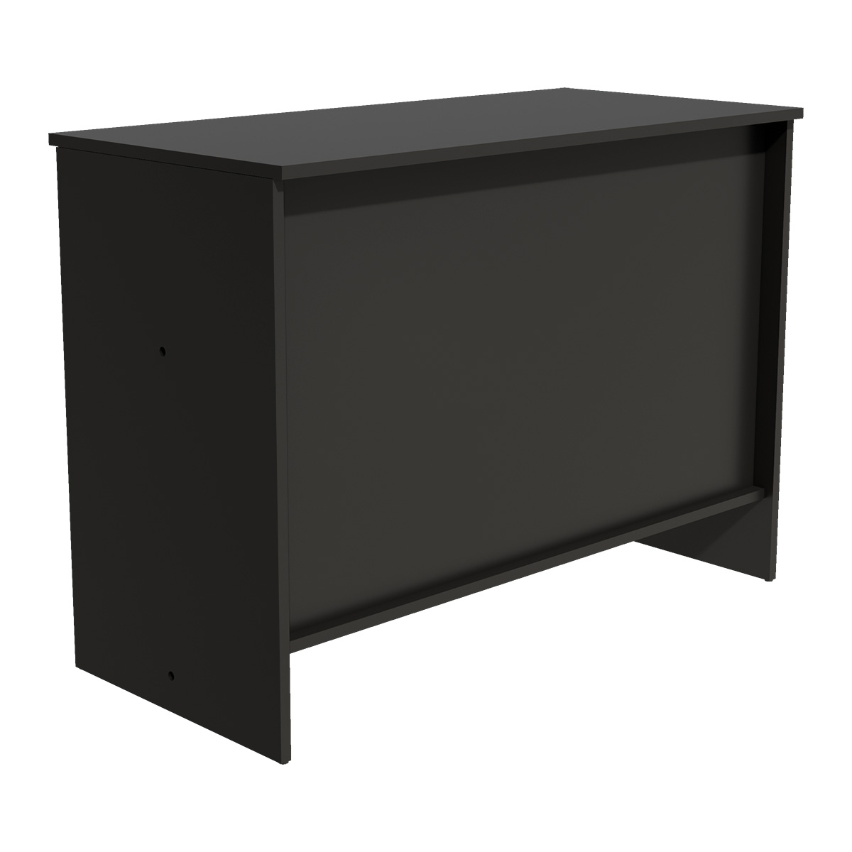 Comptoir d'accueil noir mat 88 x 120 x 52 cm - Comptoirs One