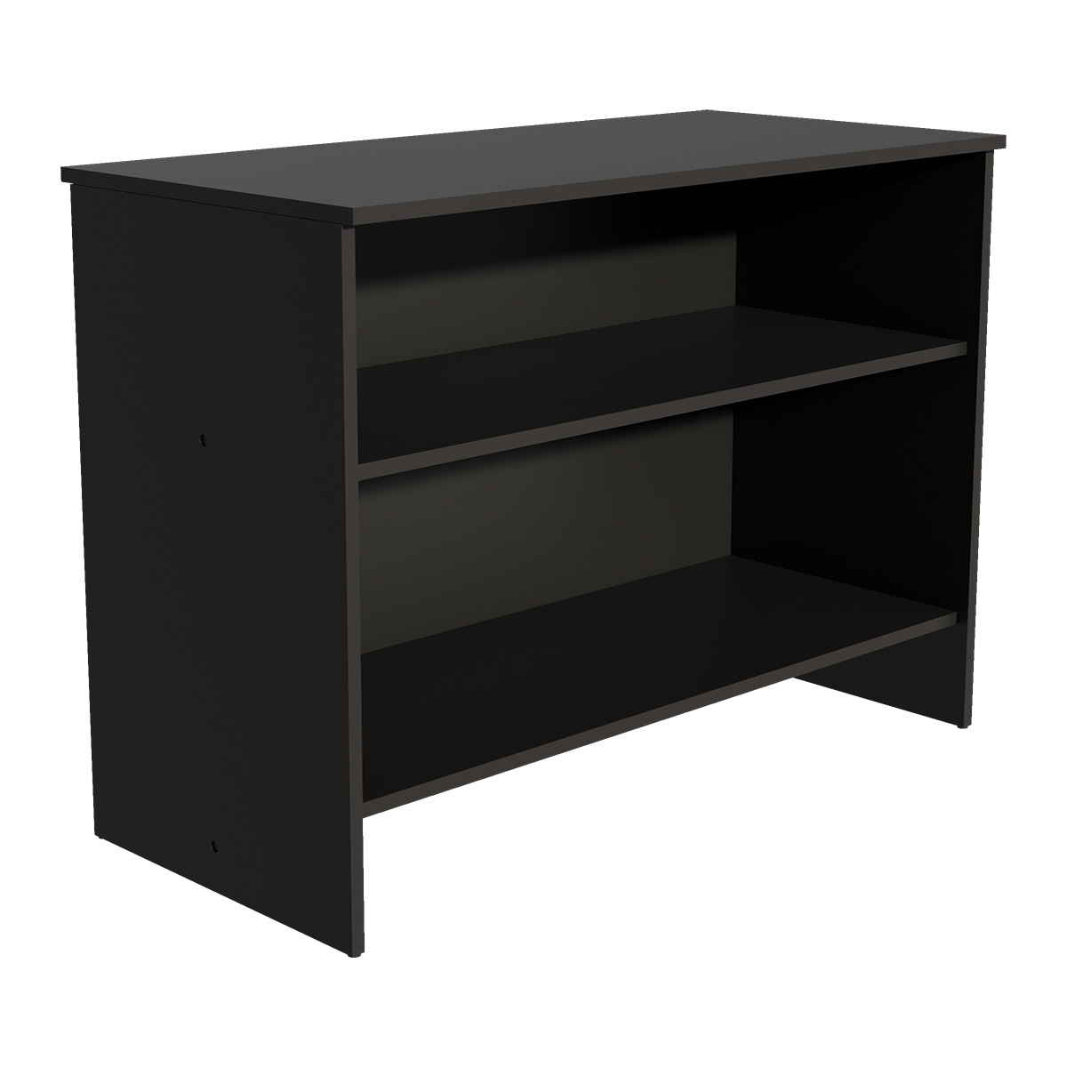 Comptoir d'accueil noir mat 88 x 120 x 52 cm - Comptoirs One-1