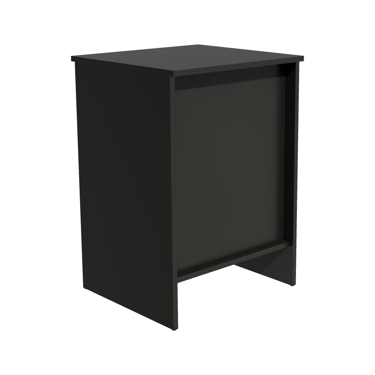 Comptoir d'accueil noir mat 60 x 52 x 88 cm - Comptoirs One