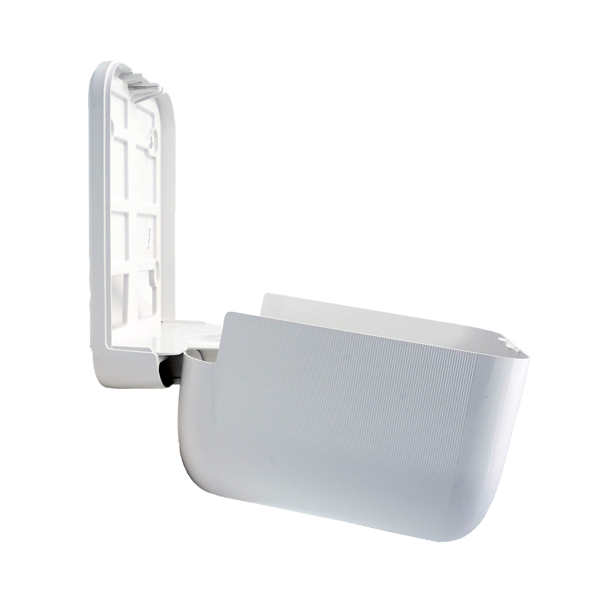 Distributeur de papier ABS ø 22 x H 31 cm - Blanc - Dévidoirs hygiène-2