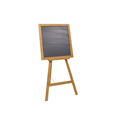 Chevalet trépied avec ardoise bois massif 60 x 120 cm - Chevalet ardoise pro - Ligne Authentique