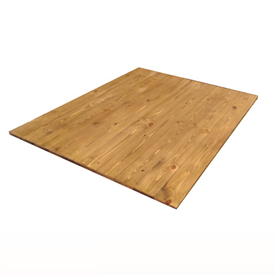 Fond gondole bois plein pin massif brun 96,2 x 80 cm - fond pour gondole - panneau bois pour gondole - Fonds Bois