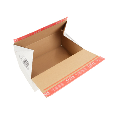 Carton à fond automatique - Blanc - L 30,6 x P 18,6 x H 12,7 cm - Paquet de 20 - Cartons d'expédition, Boîtes d'expédition-5