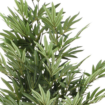 Bambou artificiel en pot plastique - Décors d'été-1