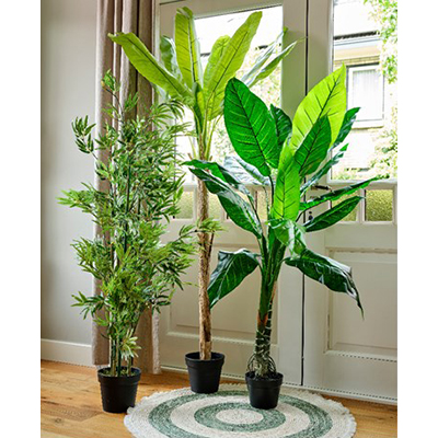 Bambou artificiel en pot plastique - Décors d'été-3