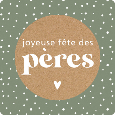 Étiquettes cadeaux adhésives Joyeuse Fête des Pères - Étiquettes cadeaux adhésives