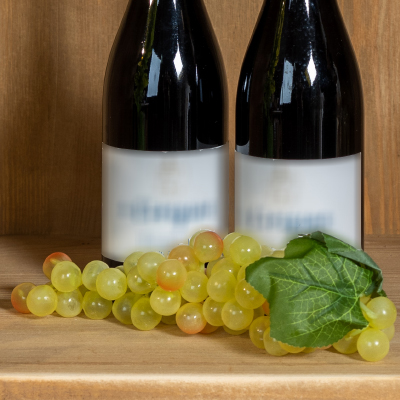 Grappes de raisin blanc artificiel - Déco cavistes Foire aux Vins-1