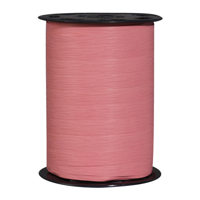 Bolduc mat corail 10 mm x 250 m polypropylène - Bolducs unis