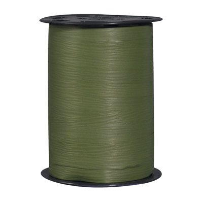 Bolduc mat vert army green 10 mm x 250 m polypropylène - Bolducs unis