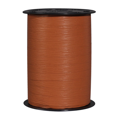 Bolduc mat marron fauve 10 mm x 250 m polypropylène - Bolducs unis