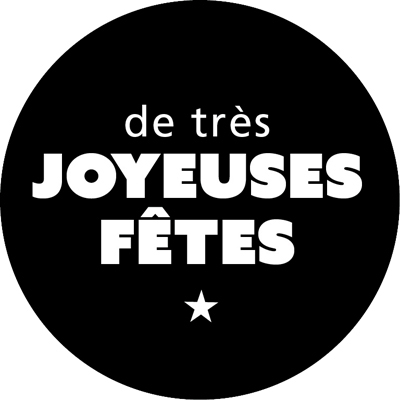 Étiquettes adhésives de très JOYEUSES FÊTES - Étiquettes cadeaux adhésives