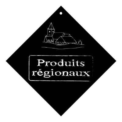 Pancarte à ventouse Produits régionaux - Plaques PVC