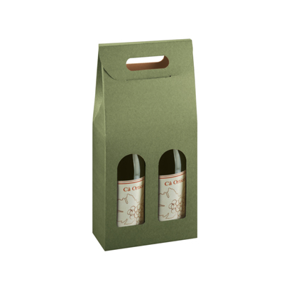 Boîtages à fenêtre 2 bouteilles - Coffrets pour bouteilles de vin, Boîtes pour bouteilles de vin