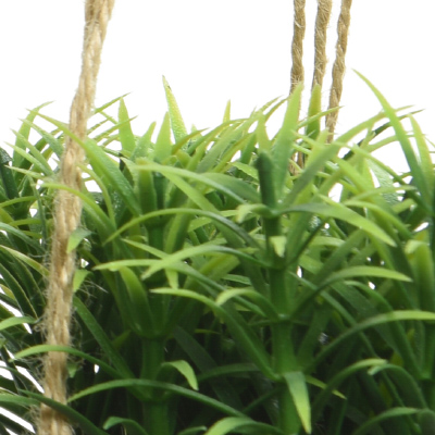 Plante artificielle dans panier en jute à suspendre - Plantes et fleurs artificielles-5