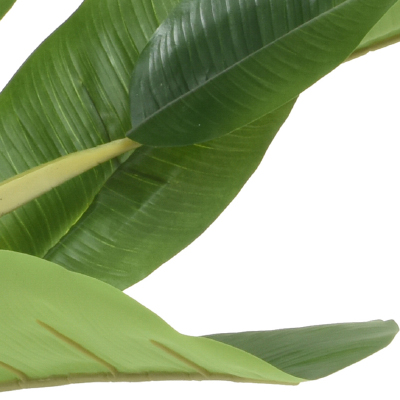 Bananier artificiel en pot plastique - Plantes et fleurs artificielles-1