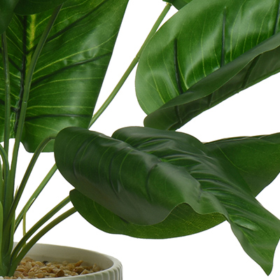 Chamaedorea artificielle en pot plastique - Plantes et fleurs artificielles-1