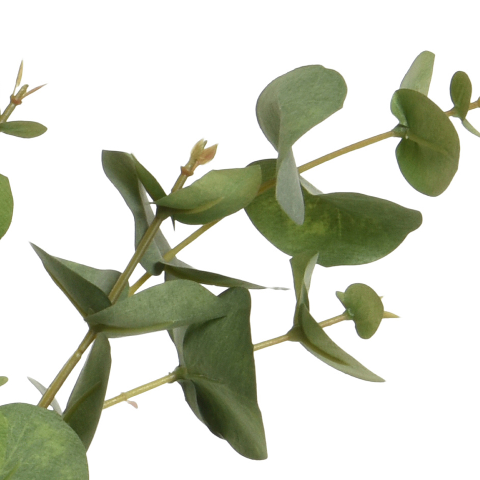 Eucalyptus artificiel en pot plastique - Plantes et fleurs artificielles-1