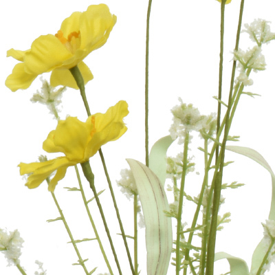 Fleur sur tige synthétique - Plantes et fleurs artificielles-1