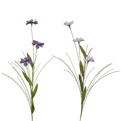 Bleuet sur tige synthétique - Décors d'été