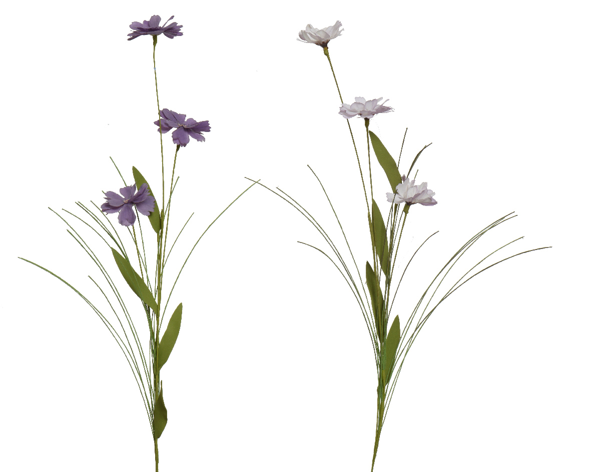 Bleuet sur tige synthétique - Plantes et fleurs artificielles