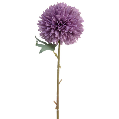 Dahlia violet sur tige synthétique - Plantes et fleurs artificielles