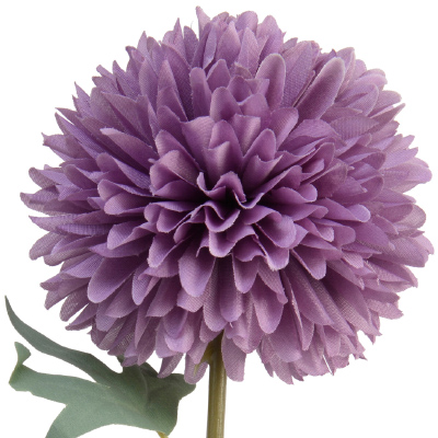 Dahlia violet sur tige synthétique - Plantes et fleurs artificielles-1