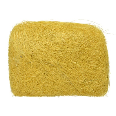 Frisure de calage en sisal jaune 14 x 5 x 18 cm - Fibres de calage