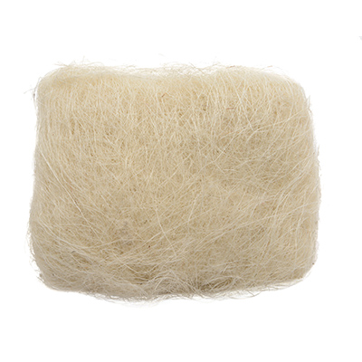Frisure de calage en sisal blanc cassé 14 x 5 x 18 cm - Fibres de calage