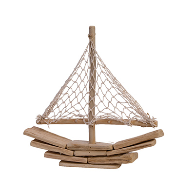 Bateau en bois flotté - Décors d'été