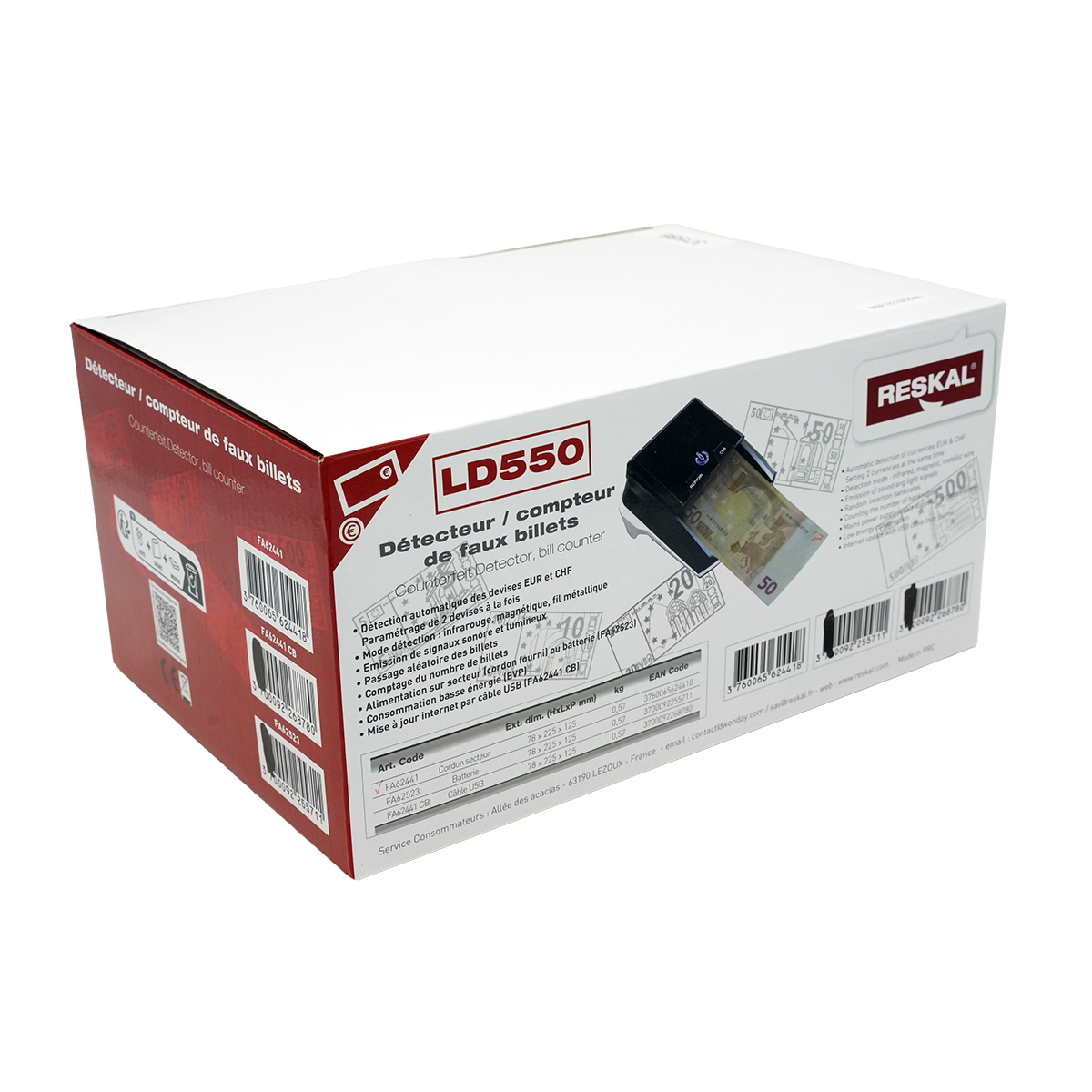 Détecteur de faux billets - Détecteurs de faux billets - Compteurs pièces et billets-3