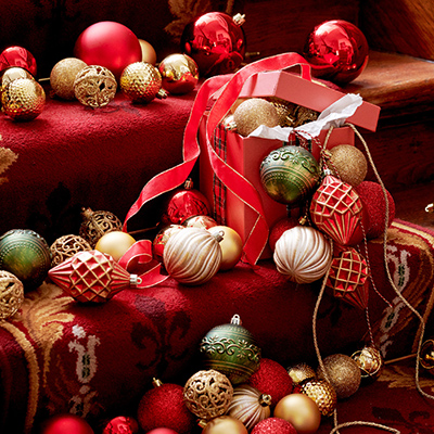 Assortiment boules de Noël rouges - Boules-2