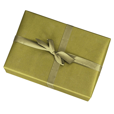 Papier cadeau kraft lisse vert uni 70 cm x 50 m 65g/m² – le rouleau - Papiers cadeaux unis-1