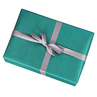 Papier cadeau kraft lisse bleu uni 70 cm x 50 m 65g/m² – le rouleau - Papiers cadeaux unis-1