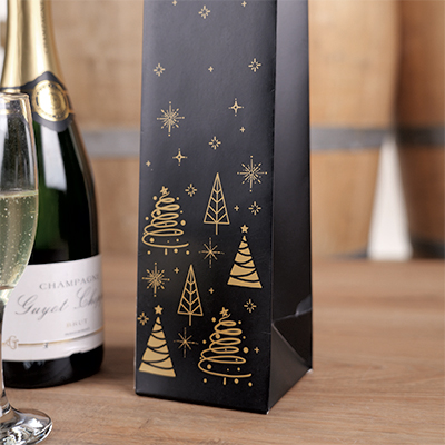 Sac 1 bouteille Réveillon - Sacs pour bouteilles de vin-2