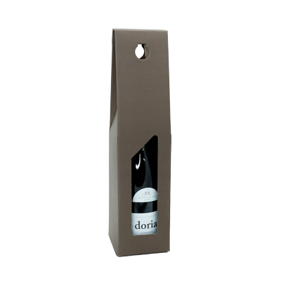 Boîtages à fenêtre 1 bouteille - Coffrets pour bouteilles de vin, Boîtes pour bouteilles de vin-1