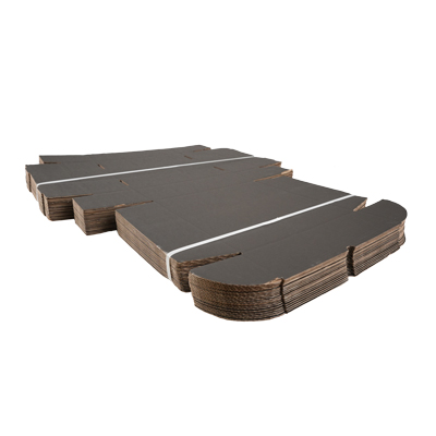 Boîte carton - boîte cadeau brun / noir 32 + 33 x 10,5 cm, paquet de 20 - Boites cadeaux carton pliables-1