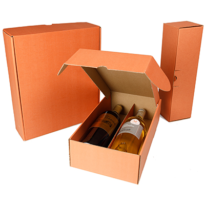 Boîtage 2 bouteilles - Coffrets pour bouteilles de vin, Boîtes pour bouteilles de vin-1