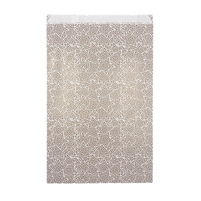 Pochette cadeau couché blanc origami cuivre 70g/m² 12+4,5x19,5 cm – Paquet de 250 - Pochettes cadeaux à motifs-1