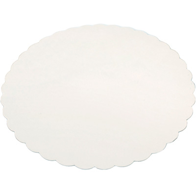 Rond festonné pâtisserie carton blanc ø19cm – Paquet de 250 - Semelles à gâteaux