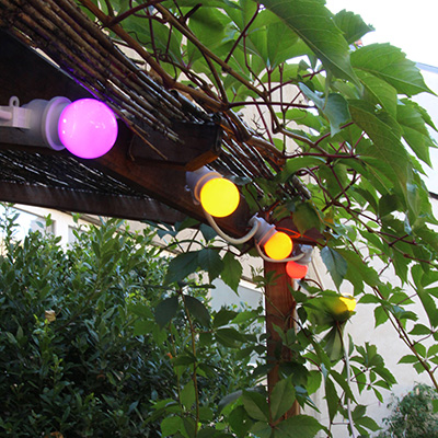 Lot de 5 ampoules E27 G45 couleurs chaudes - Ampoules-1