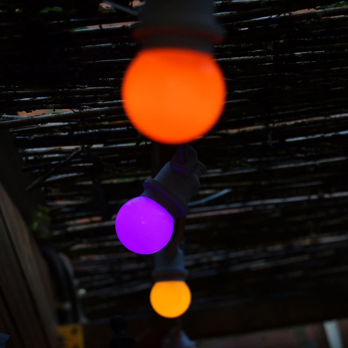 Lot de 5 ampoules E27 G45 couleurs chaudes - Ampoules-5