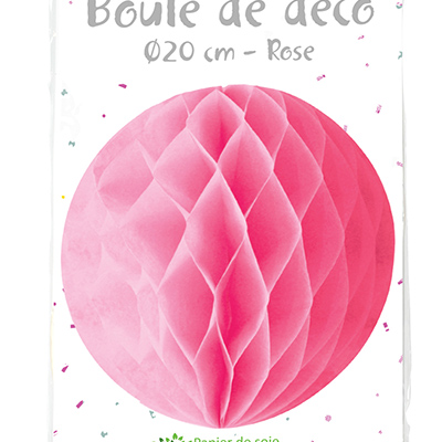 Boule alvéolaire - Octobre rose-1
