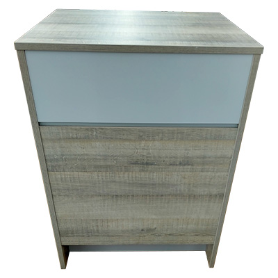 Comptoir d'accueil Easy chêne / gris 62,5 x 51 x 88 cm - Comptoirs Easy