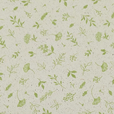 Papier cadeau Herbier Jane - Papiers cadeaux kraft à motifs