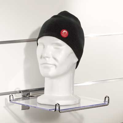 Tête homme polystyrène H 31,5 cm - Têtes-1