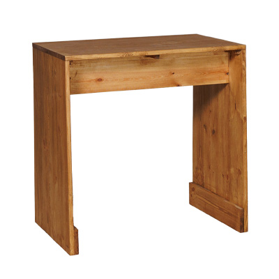 Comptoir caisse norme PMR bois brun L 75 x P 55 x H 76 cm – Poste d’accueil PMR - Ligne Authentique