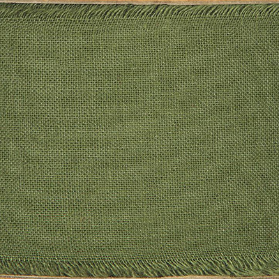 Ruban coton vert olive 50 mm x 10 m - Rubans tissu, Cordons-1